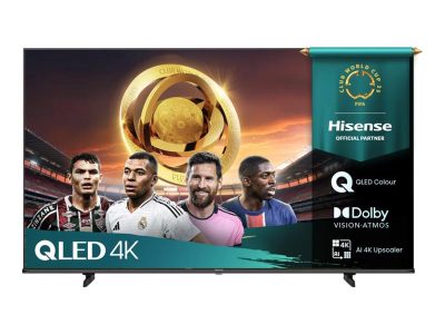 Hisense UHD QLED Smart TV, 65E7Q, 65", Smart TV, VIDAA OS, UHD, Black